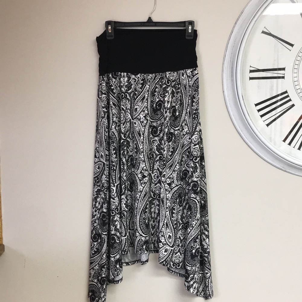 *3/$20*  A B Studio flowing high low skirt